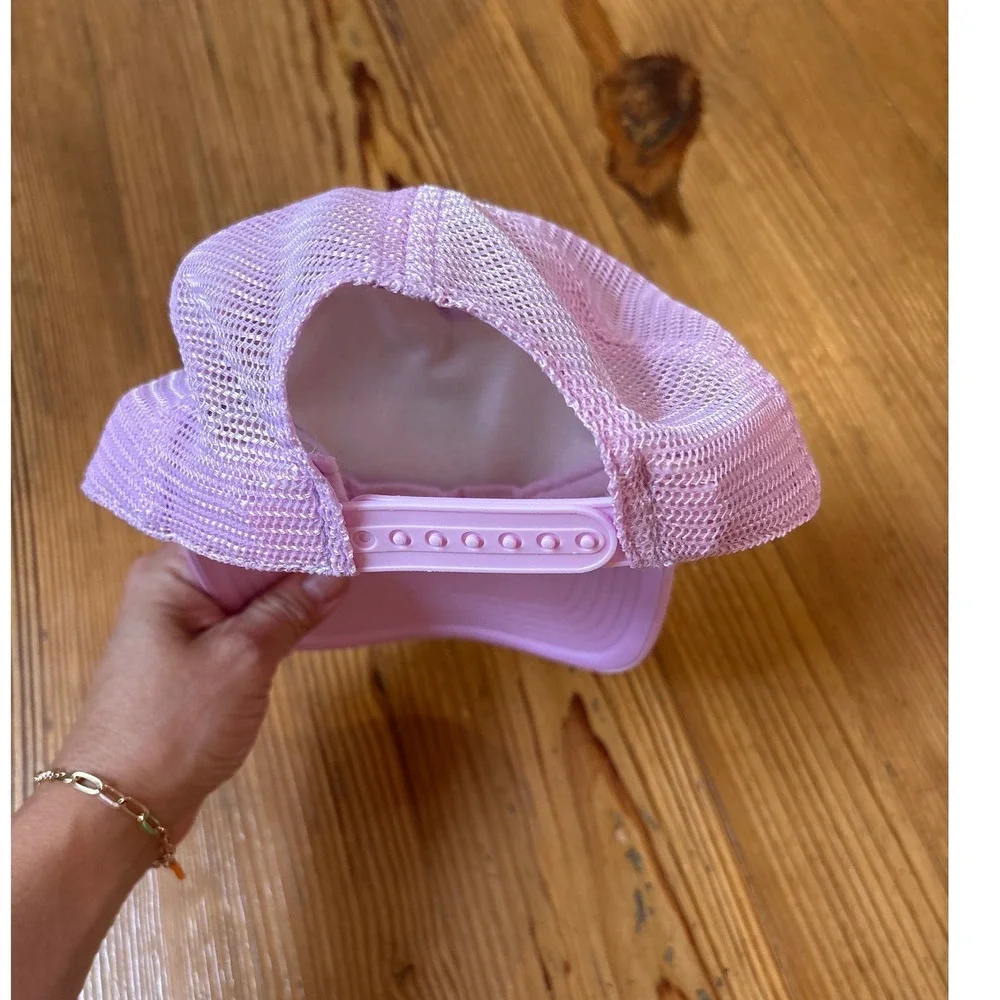 Mighty Fine Trucker Hat Womens Purple Newport Beach Coast Club SIZE OS